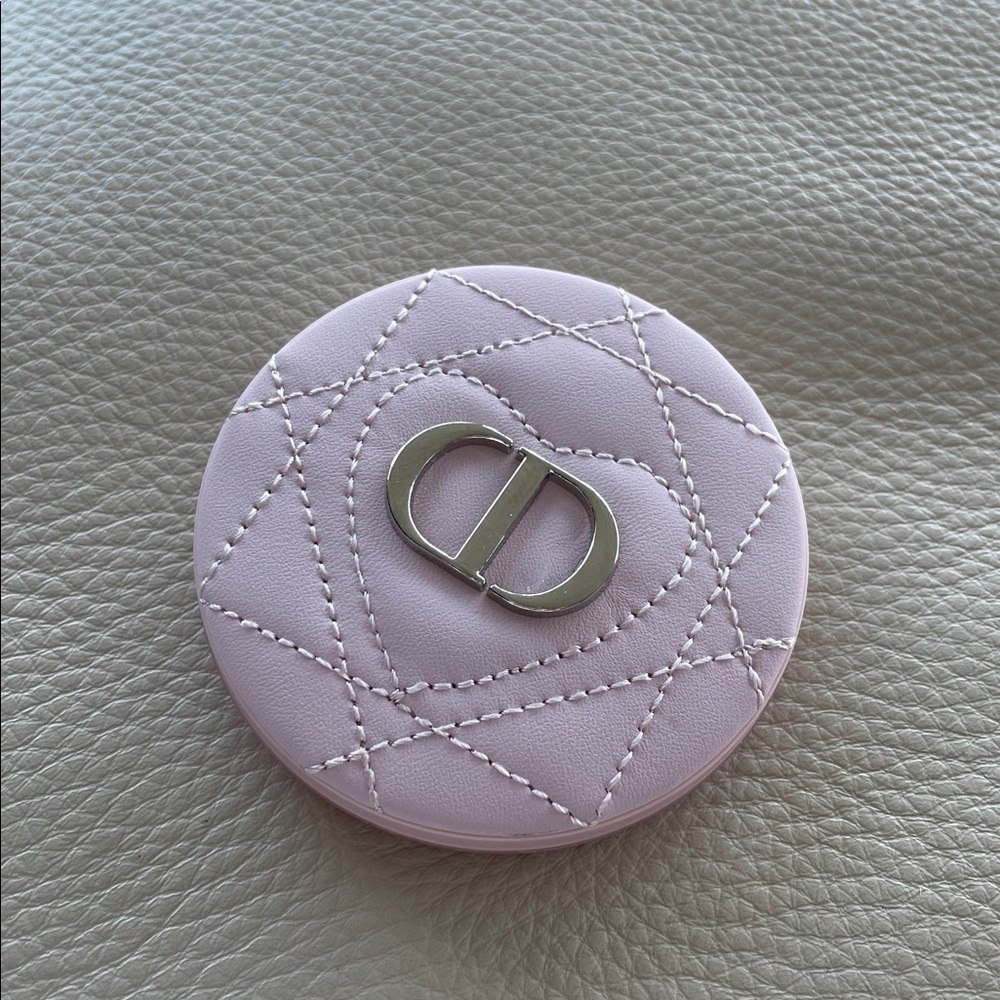 New Dior pink quilted heart compact mirror 🪞